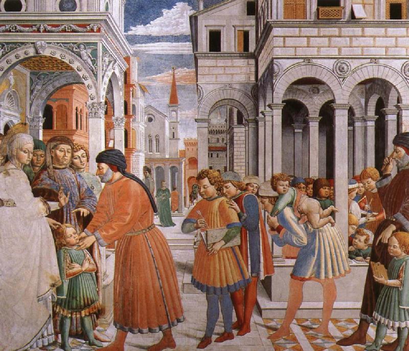 Benozzo Gozzoli Scenes From the Life of St.Augustine Spain oil painting art